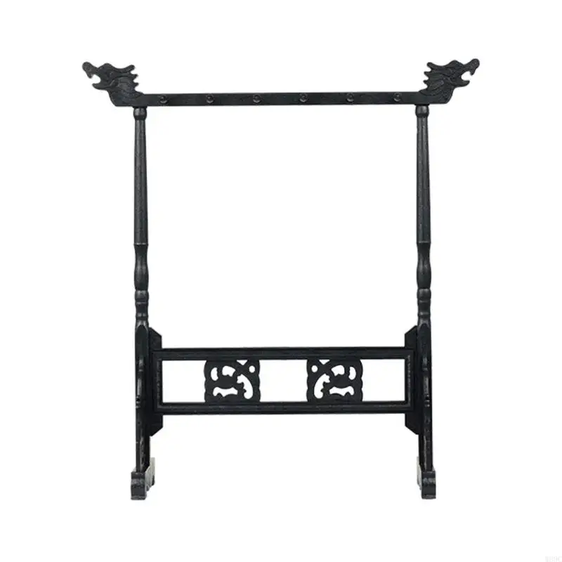 W89C Exquisito Pincel Soporter Rack 12 Pins Cepille Pen Pen Soporte soporte Ornamentos para Oficina