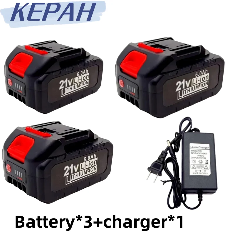 Original 5s2p 6000mAh 21V Rechargeable Lithium-Ion Battery for Makita 18V 20V Cordless Dirll/Brushless Wrench/Screwdriver