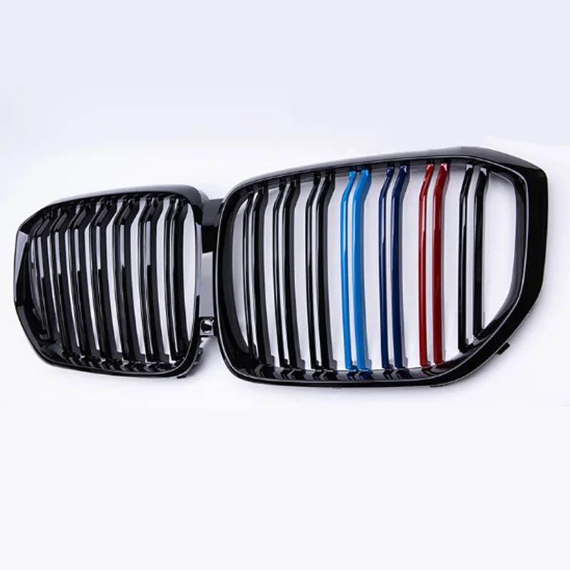 Factory Direct Auto Spare Parts Glossy Black New X5 Series G05 Double Line Gloss BLACK M Color Car Front Grille