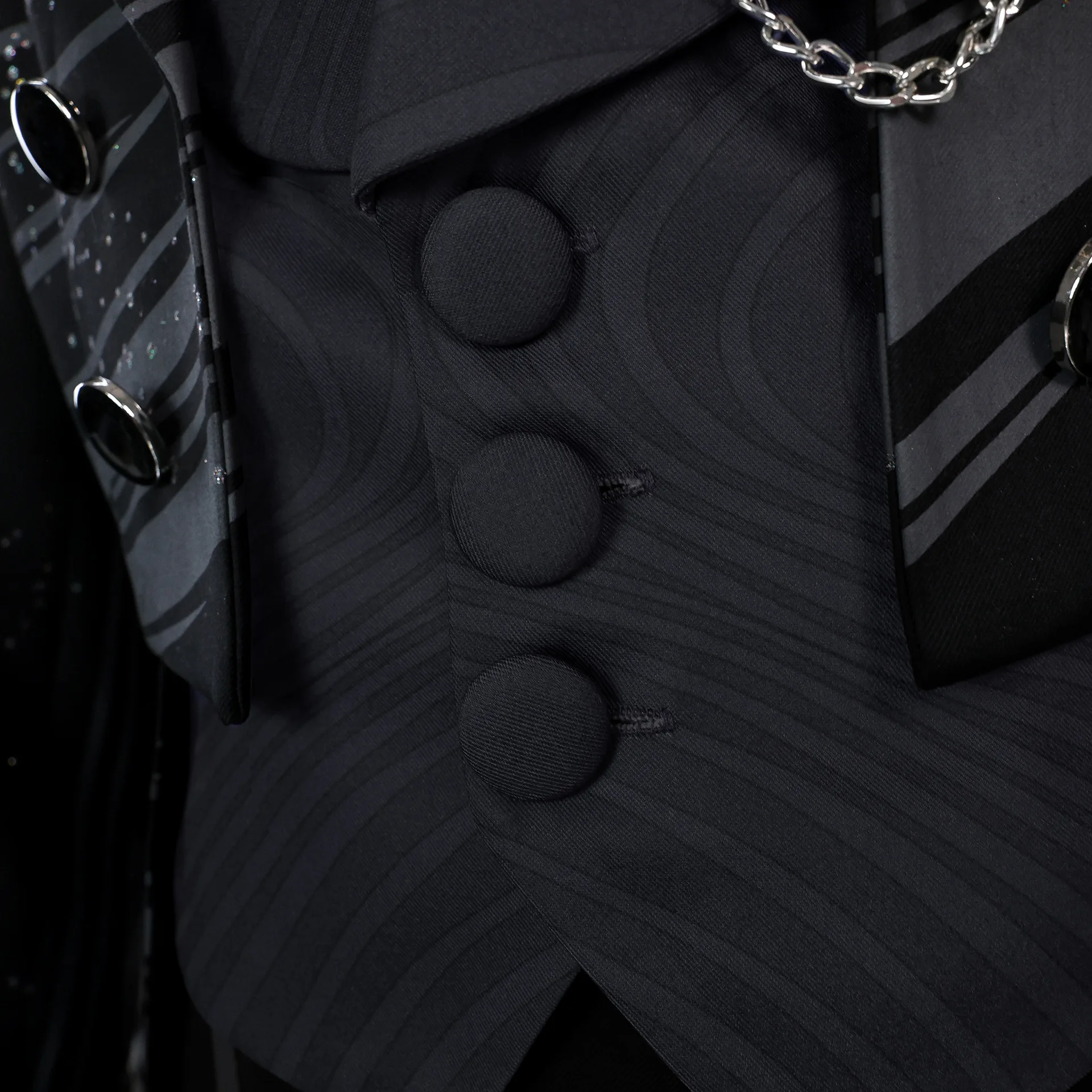 ゲームラブとディープスペースコスプレ カレブ・マリー ブラックユニフォームコスチューム カレブ ハウススーツ ハロウィンパーティー コミコン衣装 男性用