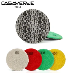Casaverde 1Pc 50mm Electroplated Diamond Polishing Pads Fast Removal Tile Glass Concrete Stone Metal Grinding and Polishing