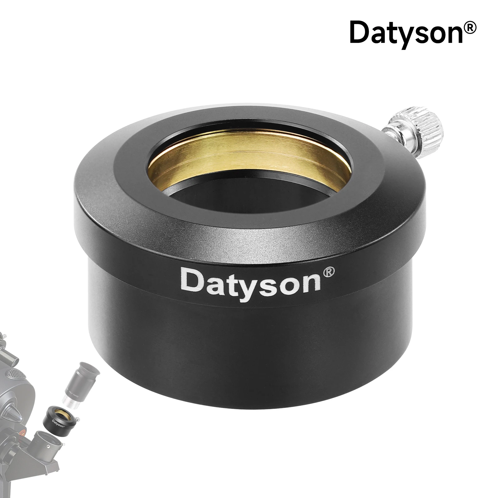 

Адаптер для окуляра телескопа Datyson с 2-дюймового на 1,25-дюймовый, из алюминиевого сплава, подходит для астрономических телескопов