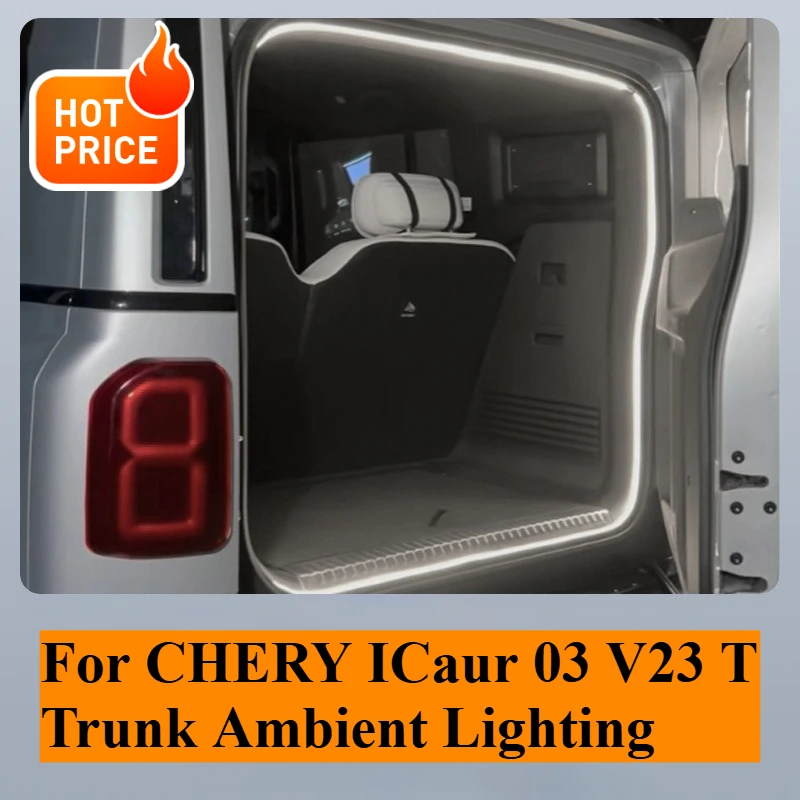 

Trunk Light Ambient Lighting Welcome Flow Lights Tailgate Illumination Car Non-Invasive LED Lamps For CHERY ICaur 03‌ V23 T