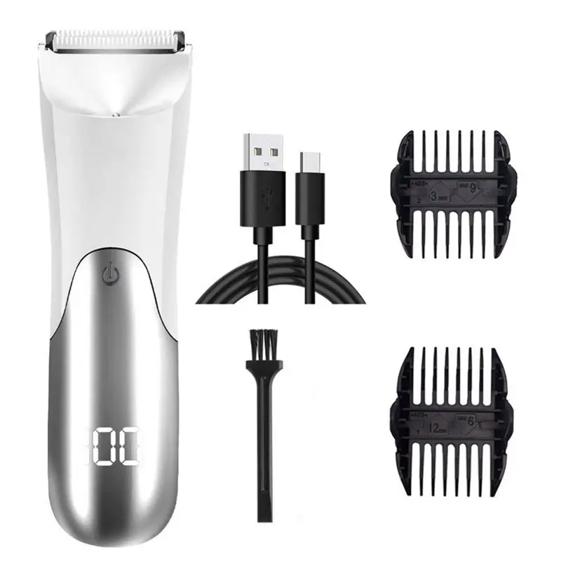 

YANA35R Professional Groin Body Hair Trimmer Electric For Pubic Ball Bikini Chest Hair Removal Blade Shaver