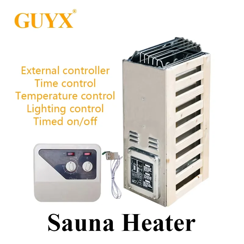 3KW/3.6KW Sauna Heater 220V Sauna Steam Generator Home Use Heating Furnace Room Dry Equipment Internal External Control Stove