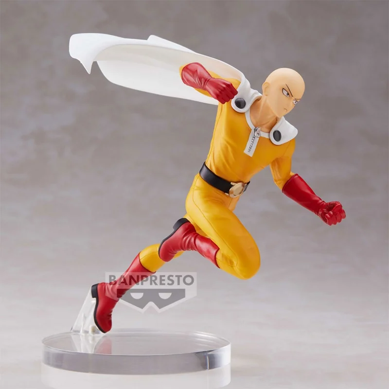 BANDAI Anime One Punch Man Saitama Genos figuras de acción estatua de Pvc modelo muñecas adorno coleccionable juguetes para niños regalos para niños