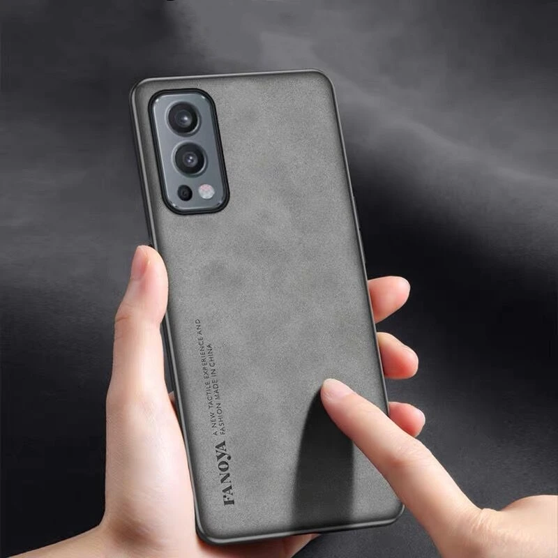 Luxury Leather Case For OnePlus Nord 2 5G Case PU Soft Silicone Back Cover For One Plus N200 N20 N100 Nord2 Shockproof Bumper