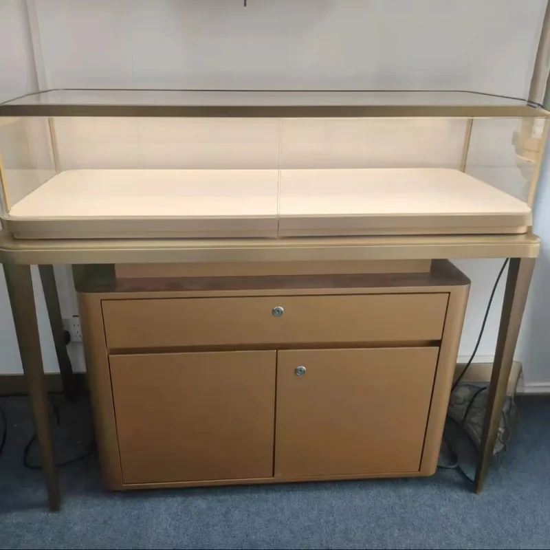 

LED display cabinet jewelry display cabinet with glass jewelry display furniture