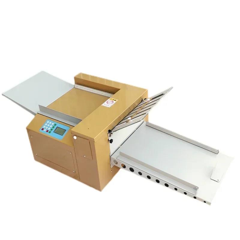 All-in-one machine for creasing, folding, and micro-perforating; digital electric creasing machine.