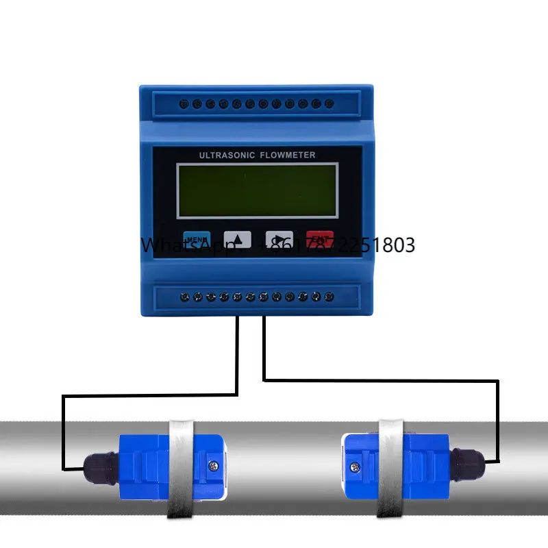 Medidor de calor con caudalímetro ultrasónico Modular, precio del transductor de flujo con abrazadera, TM-1 y CT-1, DN50-DN700 TUF-2000M