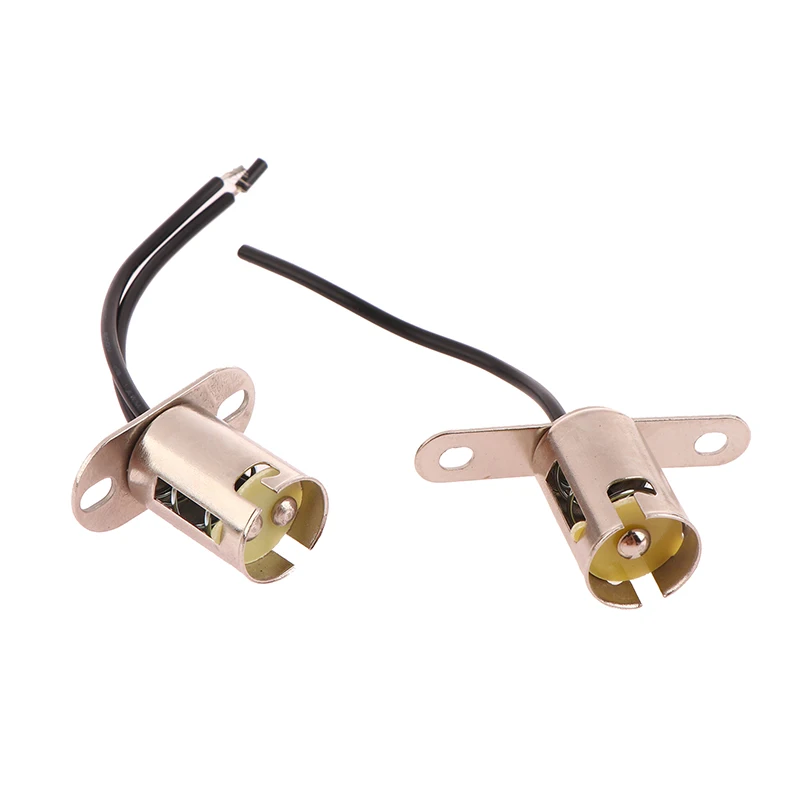 1Pc New 1157 BAY15D 1156 BA15S Auto Car Brake Light Turn Signal LED Light Bulb Wire Adapter Lamp Socket Holder