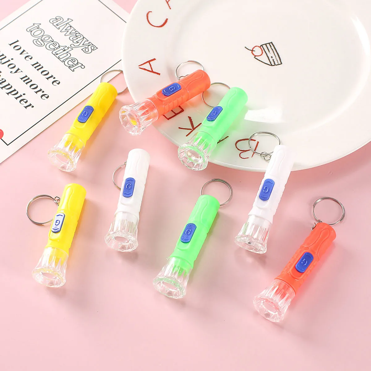 12Pcs Mini Kids Party Favors LED Torch Birthday Gifts Wedding Guests Souvenir Filler Boys Girls School Prize Gift Pack