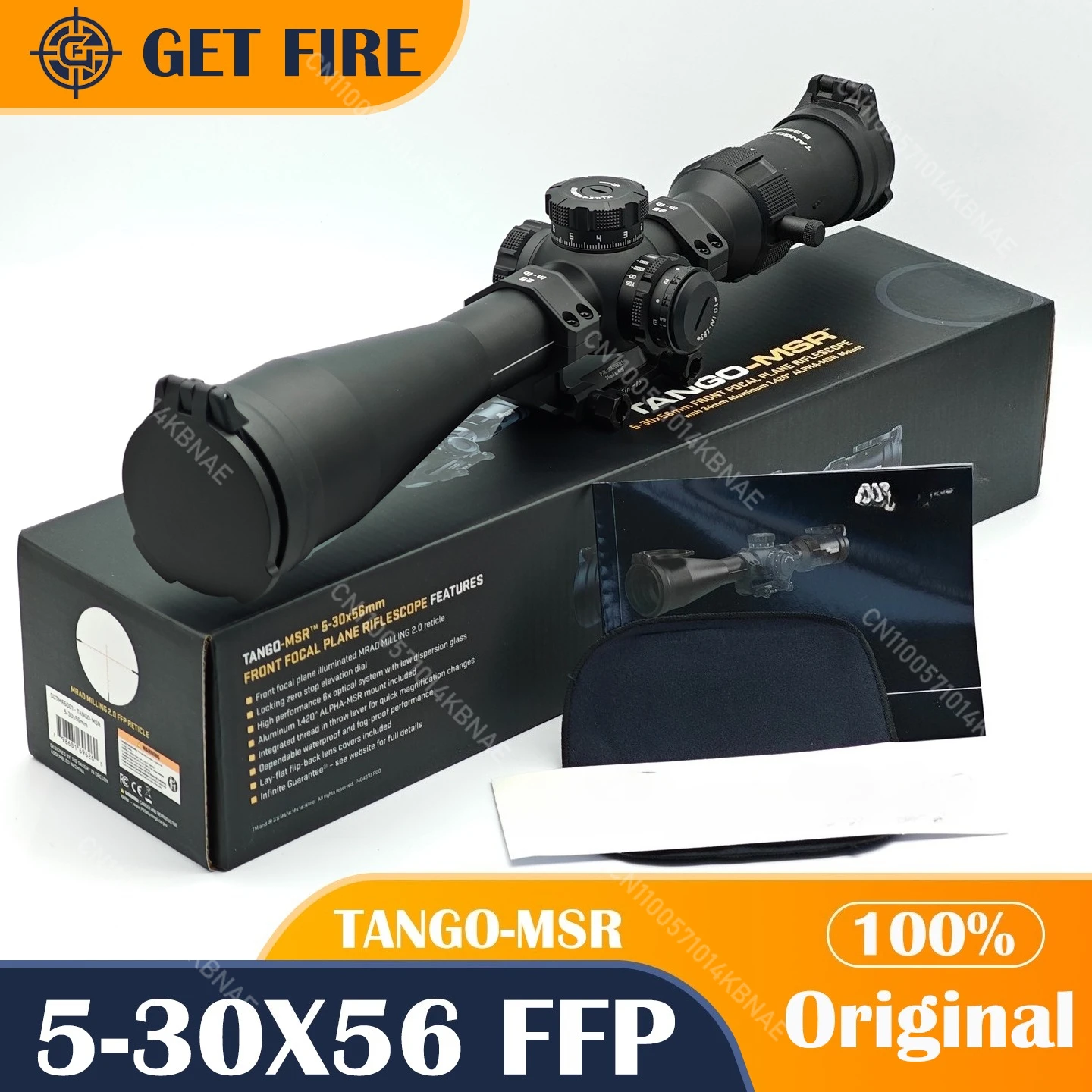 Original TANGO-MSR 5-30X56MM IR 34mm Maintube Diameter FFP MOA  DurableShockproof Waterproof Fogproof Precise Optical Spotting
