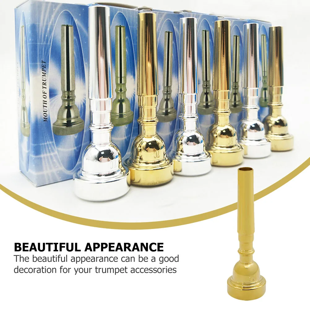 

Small Mouth Wind Instrument Professional Trumpet Nozzle Mouthpiece for Accessories Mouthpieces Major Nozzles