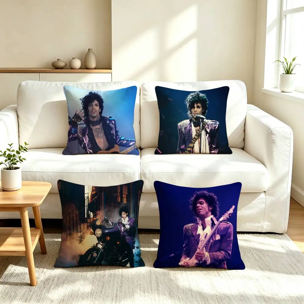 P-Prince Rogers N-Nelson  Pillow Case Square Double-Sided Sofa Cushion Cover Bedroom Bedside Pillow
