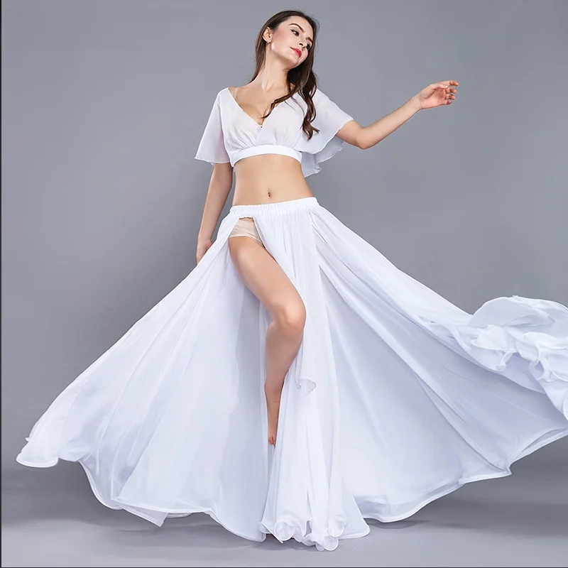

Sexy Fairy Tale Style Belly Dance Practice Costume New 2026 Women's Long Skirt Dance Performance Suit Eastern Dance Outfit