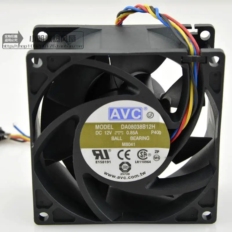 NEW ORIGINAL DA08038B12H 12V 0.85A 8038 80*80*38mm 8cm COOLING FAN