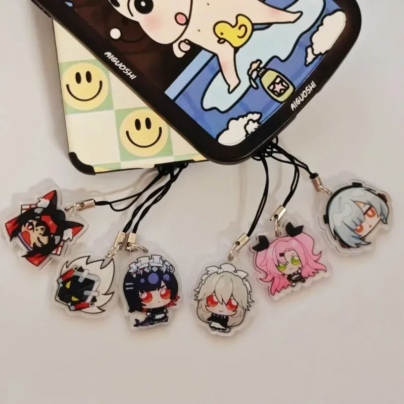 Hot Zenless Zone Zero Ellen Lanyards For Case Decor Mobile Phone Hanging Charms Acrylic Keychain Cell Phone Bag Accessories Gift