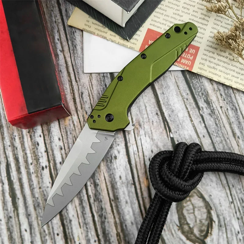 

KS1812 pocket folding knife D2 steel blade aluminum alloy handle outdoor selbstverteidigung hunting survival knife edc multitool