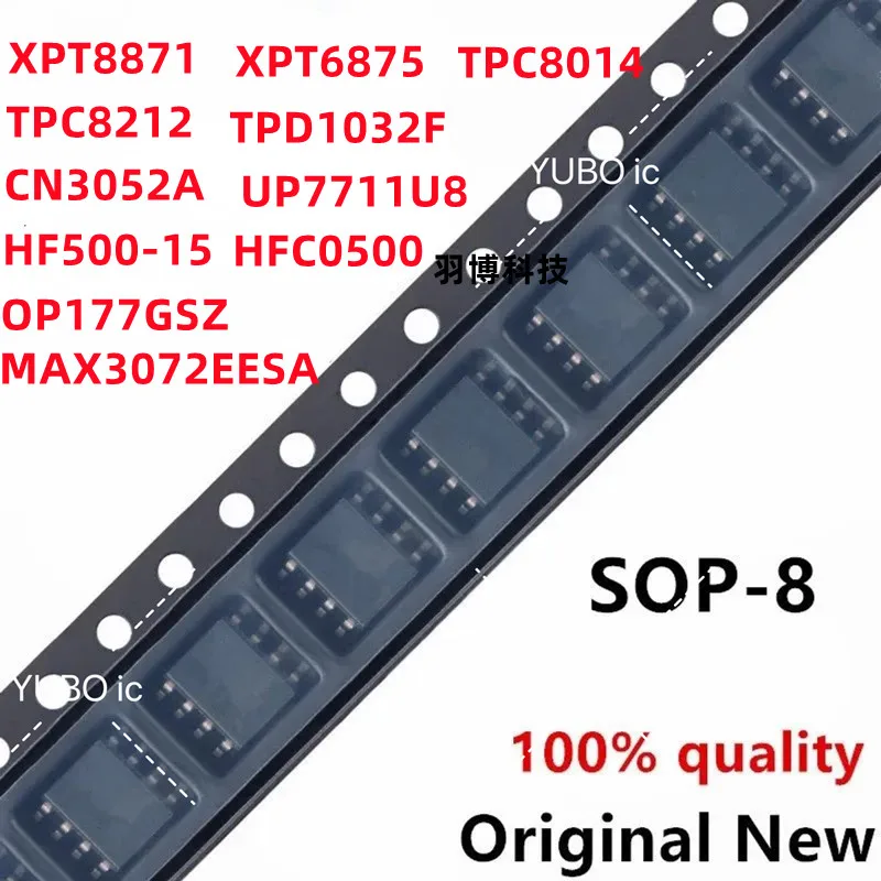 

(5piece)100% New XPT8871 XPT6875 TPC8014 TPC8212 TPD1032F CN3052A UP7711U8 HF500-15 HFC0500 OP177GSZ MAX3072EESA sop-8 Chipset