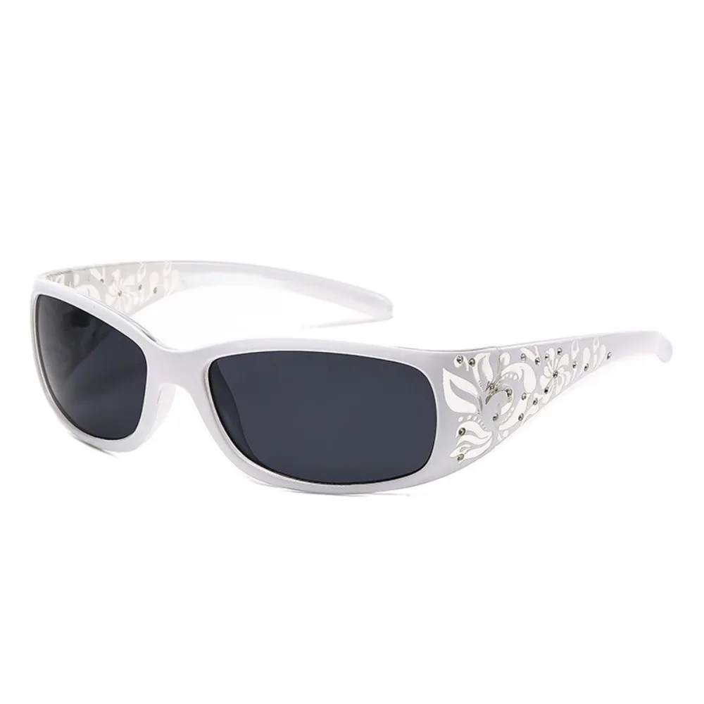 AliExpress NONE PC Rhinestones Sunglasses Y2K Korean Styles Cat Eye Sun Glasses UV Resistant Cycling Glass Sport Sunglasses Shades Eyewear