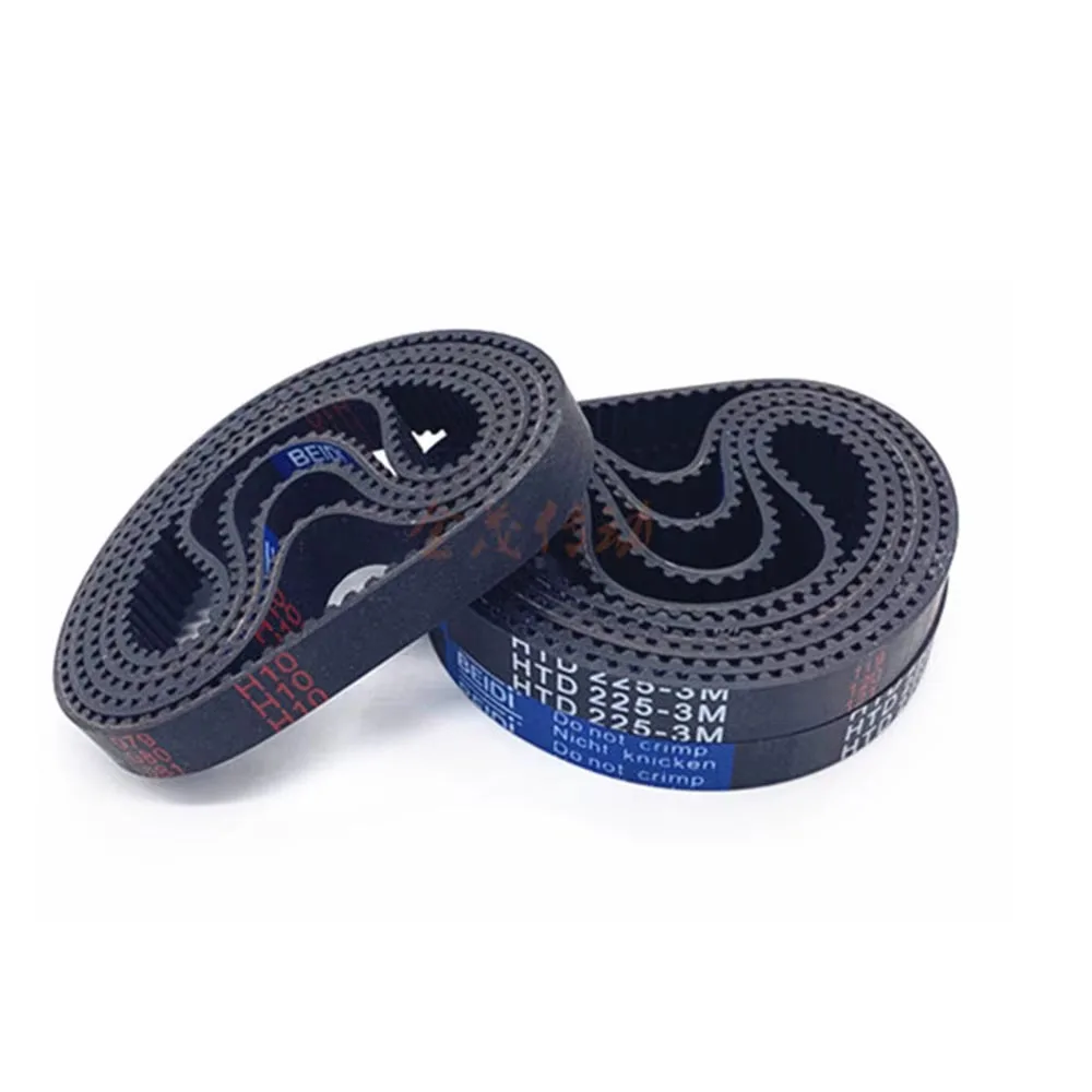 HTD3M Timing Belt 6mm Width Closed-loop Synchronous Rubber HTD 3M Belts 339 342 345 348 351 354 357 360 363 366 369mm Length