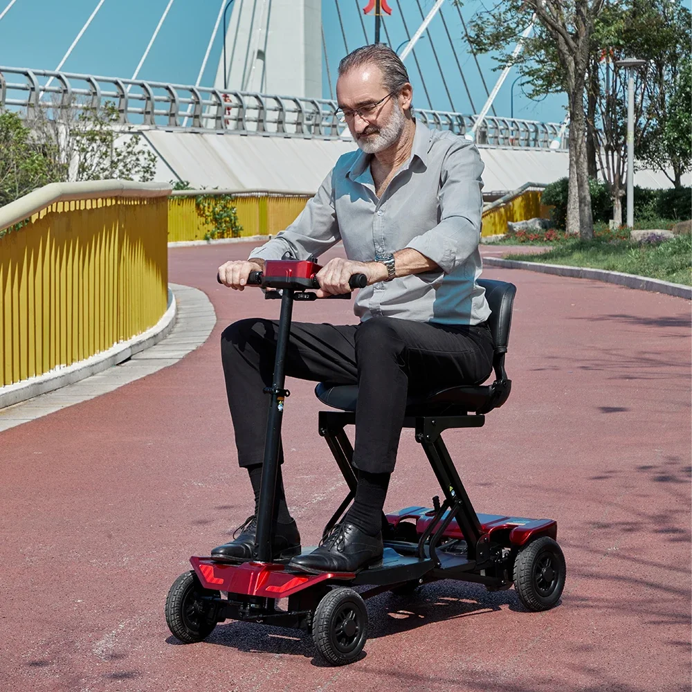 

Electric Foldable Mobility Scooters Airline Approved Mobility Scooter For Elderly People