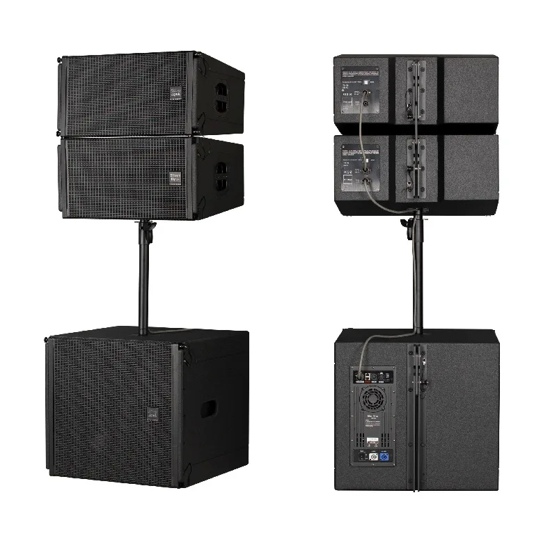 

Professional Audio Powered Sound System 10 Inch Two-Way Line Array Passive Speakers 8ohm Impedance for Outdoor Applications