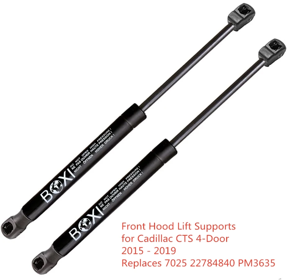 

2pcs Front Hood Lift Supports Shocks Struts for Cadillac CTS 2015 2016 2017 2018 2019 7025 22784840 PM3635 Bonnet Gas Strut