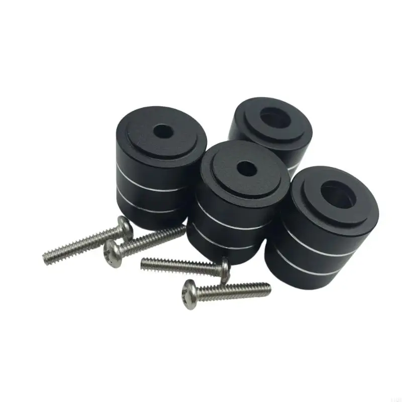 Protector suelo antideslizante para chasis PC, patas aluminio, amortiguador vibraciones, novedad 2025