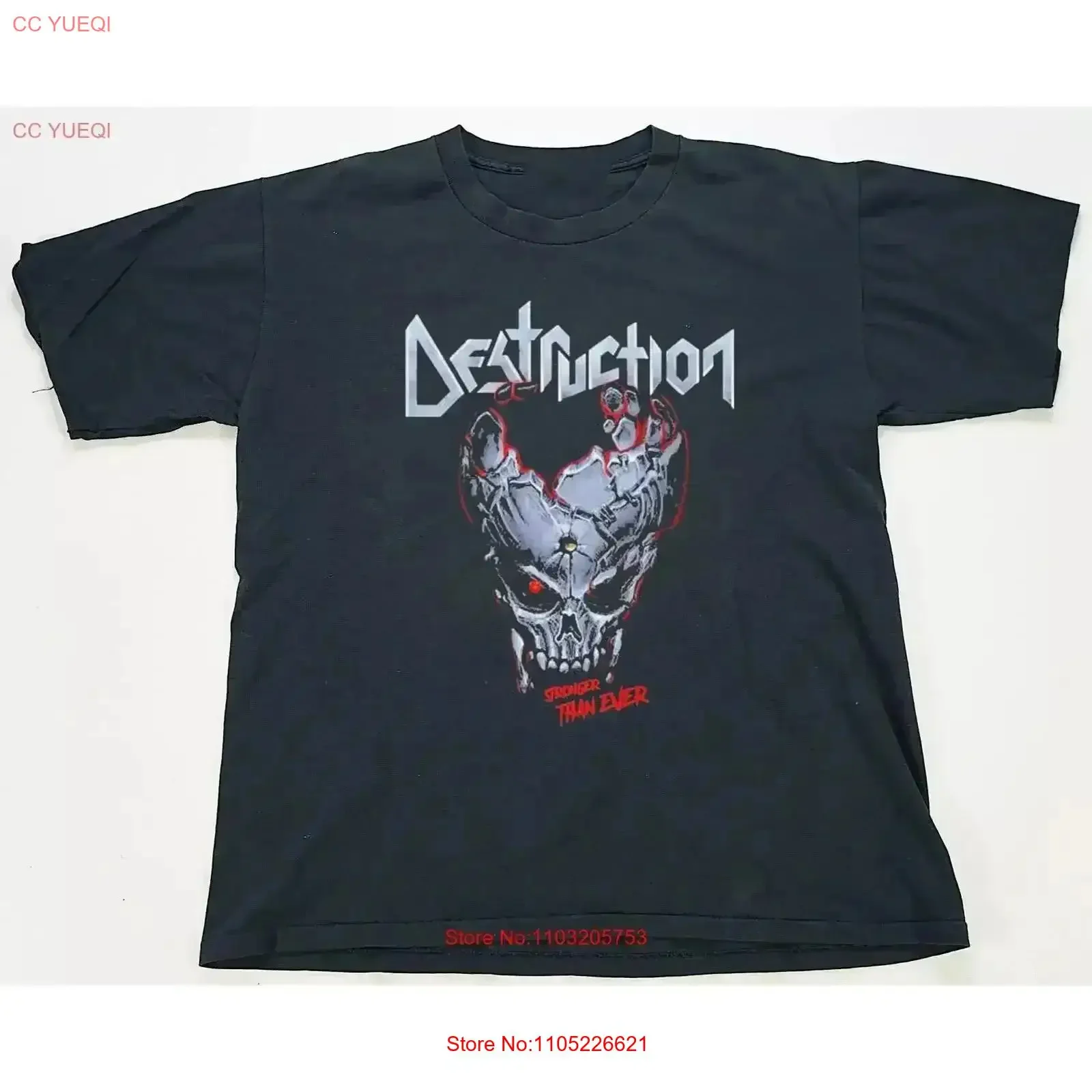 

Destruction Thrash Till Death TEE T Shirt S 5XL COTTON SHORT SLEEVES MEN PL08 vintage Washed streetwear Slightly graphic Casual
