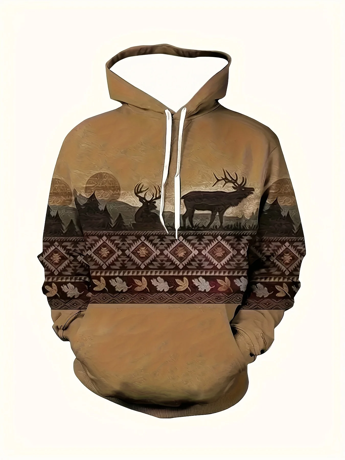 

New Printed Unisex Hoodies Novelty Print 3D Patternv Hooded Pullover Sweatshirt With Pocket Hoodie Streetwear Loose Comfortable