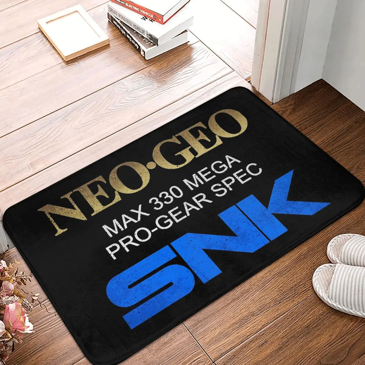 Neo Geo Pro Gear Spec Gold Retro Design Doormat Rug Carpet Mat Footpad Non-slip Entrance Kitchen Bedroom Balcony Toilet