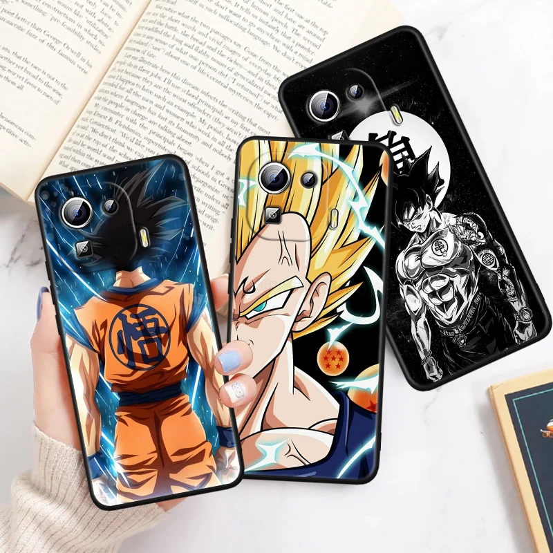 Anime Luxury D-Dragon Ball For Xiaomi Mi 14 13T 13 12T 12 11T 11i 11 10T 10 Pro Lite Ultra 5G Black Back Phone Case