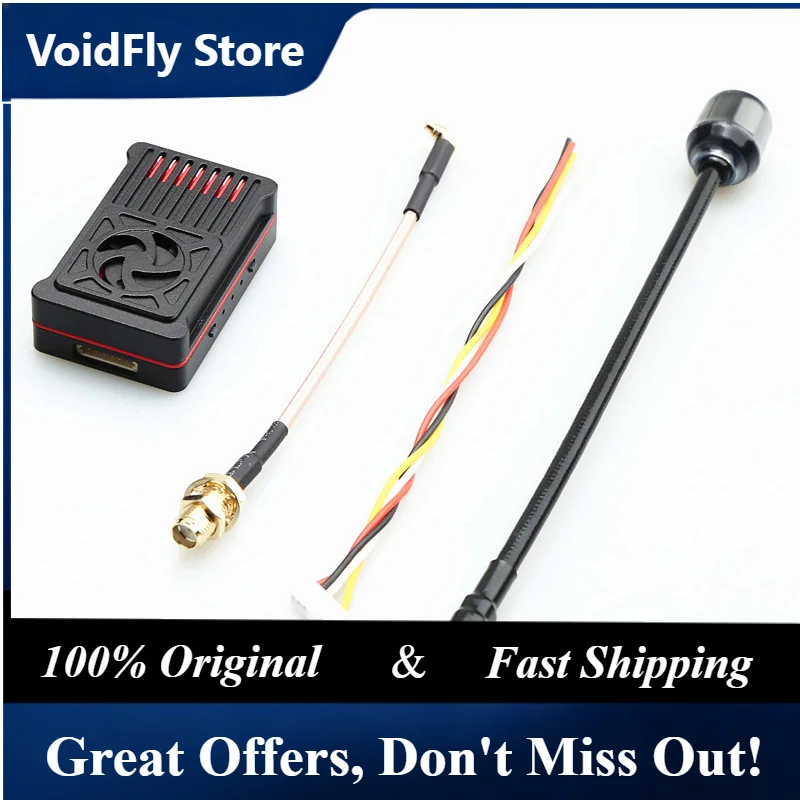 VoidFly Aneegfpv 5.8G 4W 56CH VTX PIT/25mW/1000mW/2000mW/3000mW/4000W MMCX Long Range FPV Video Transmitter for RC Drone