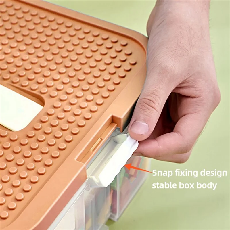 

B61A-Building Blocks Toys Storage Box Sundries Stackable Organizer Containers A 1 PCS