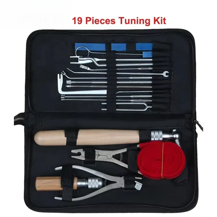 

Musical Instruments Piano Accessories 19 Pieces Piano Tuning Tool Kit