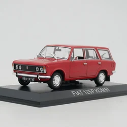 IXO 1:43 Scale ist Fiat 125P Kombi Simulation Alloy Car Model Diecast Toys Vehicle Collectible Souvenir