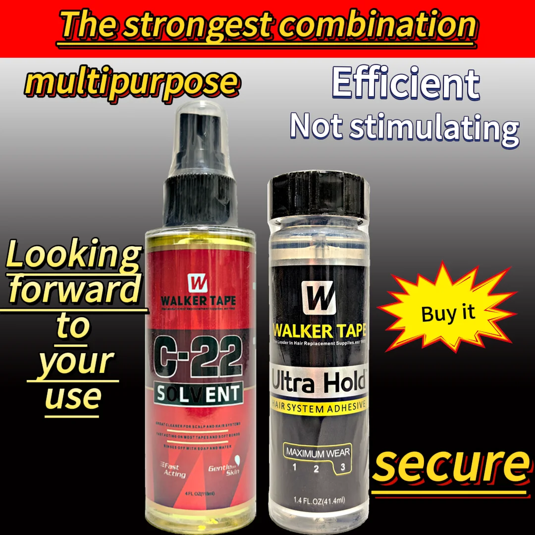 

C22 Walker Tape Кружевной клей Водонепроницаемый, прочный, быстросохнущий, подходит для ролевых игр Накладные уши Кружевные парики Бесшовные