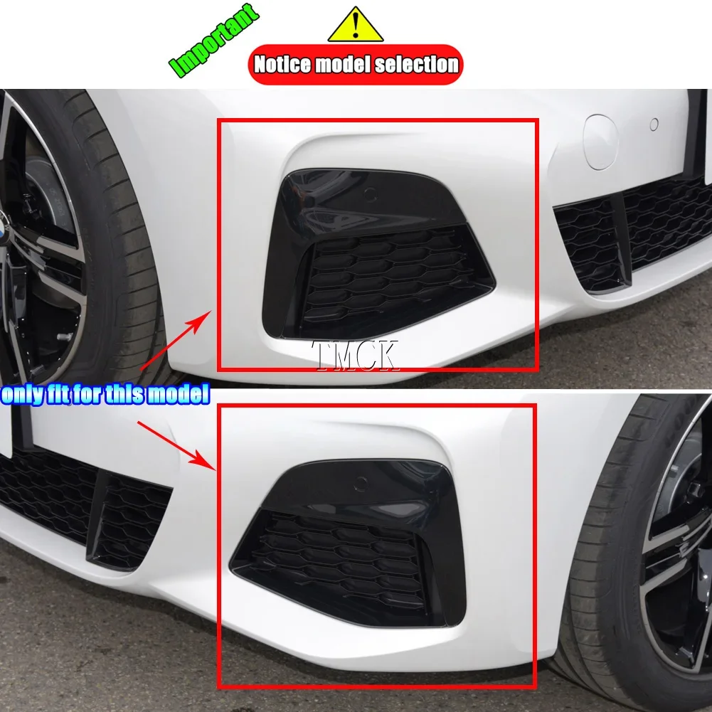 Car Accessories Front Bumper Lip Splitter Spoiler Trim Cover For BMW 3 Series G20 G28 M Sport 320i 325i 330i 2019 2020 2021 2022