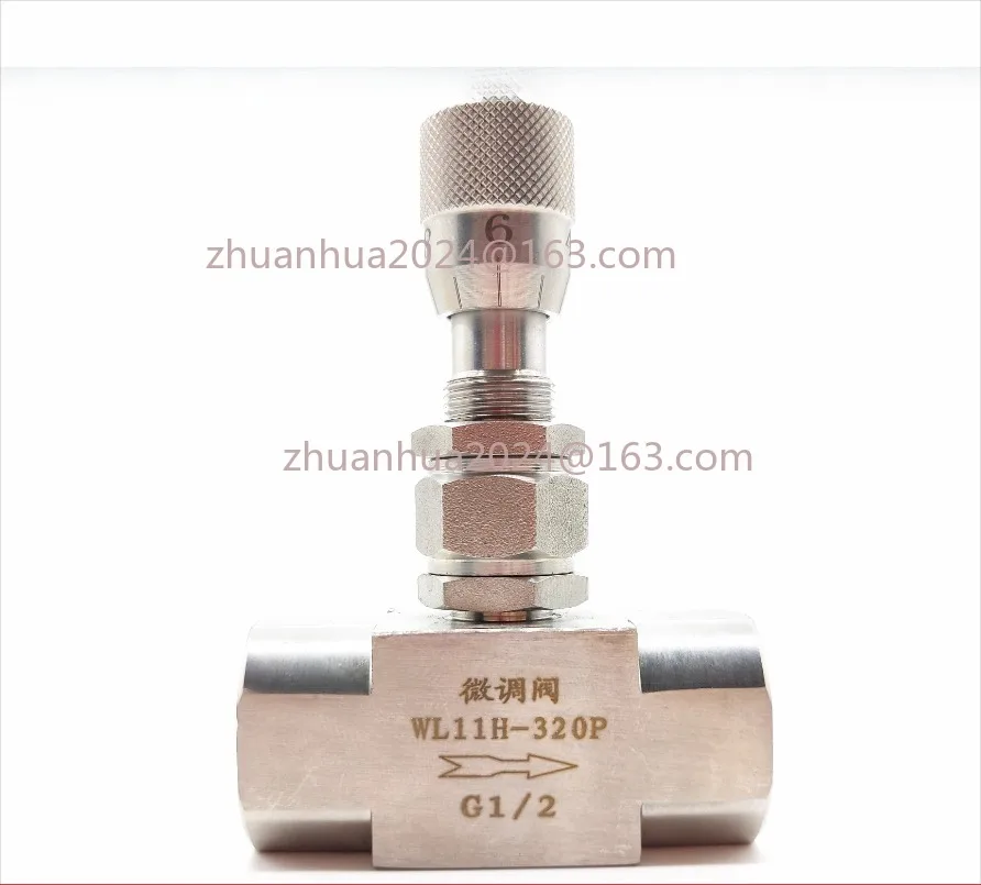 

G 1/8 "1/4" NPT 1/2 "игольчатый клапан из нержавеющей стали 304, микрорегулирующий клапан WL11H-320P, регулирующий клапан потока