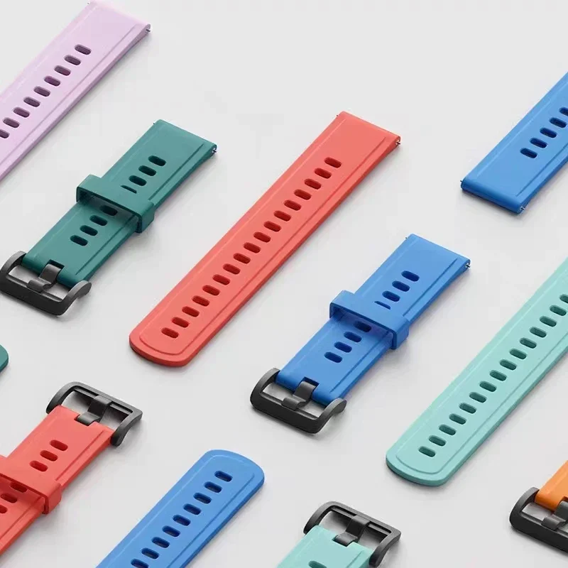 Bracelet en Silicone 22mm 20mm pour Garmin Vivomove Trend/Active 5/Venu 3, Bracelet de sport confortable pour Garmin Forerunner 965/955/265/255