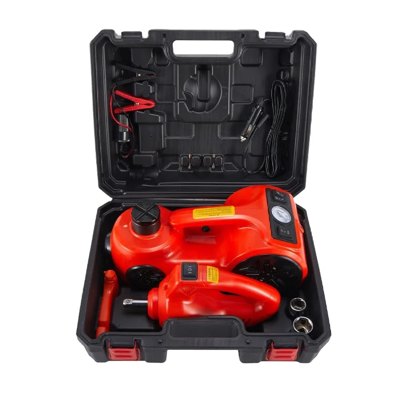 Emergency Tire Change Repair Tool Portable 2T DC 12V Electric Jack Kit for Car