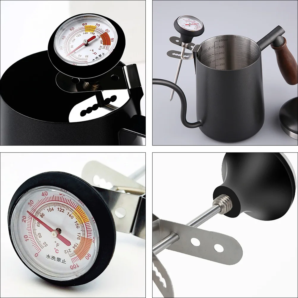

Stainless Steel Thermometer Clip Set for Cooking Grilling Accurate Steak Pizza Temperature Measurement Lightweight Compact