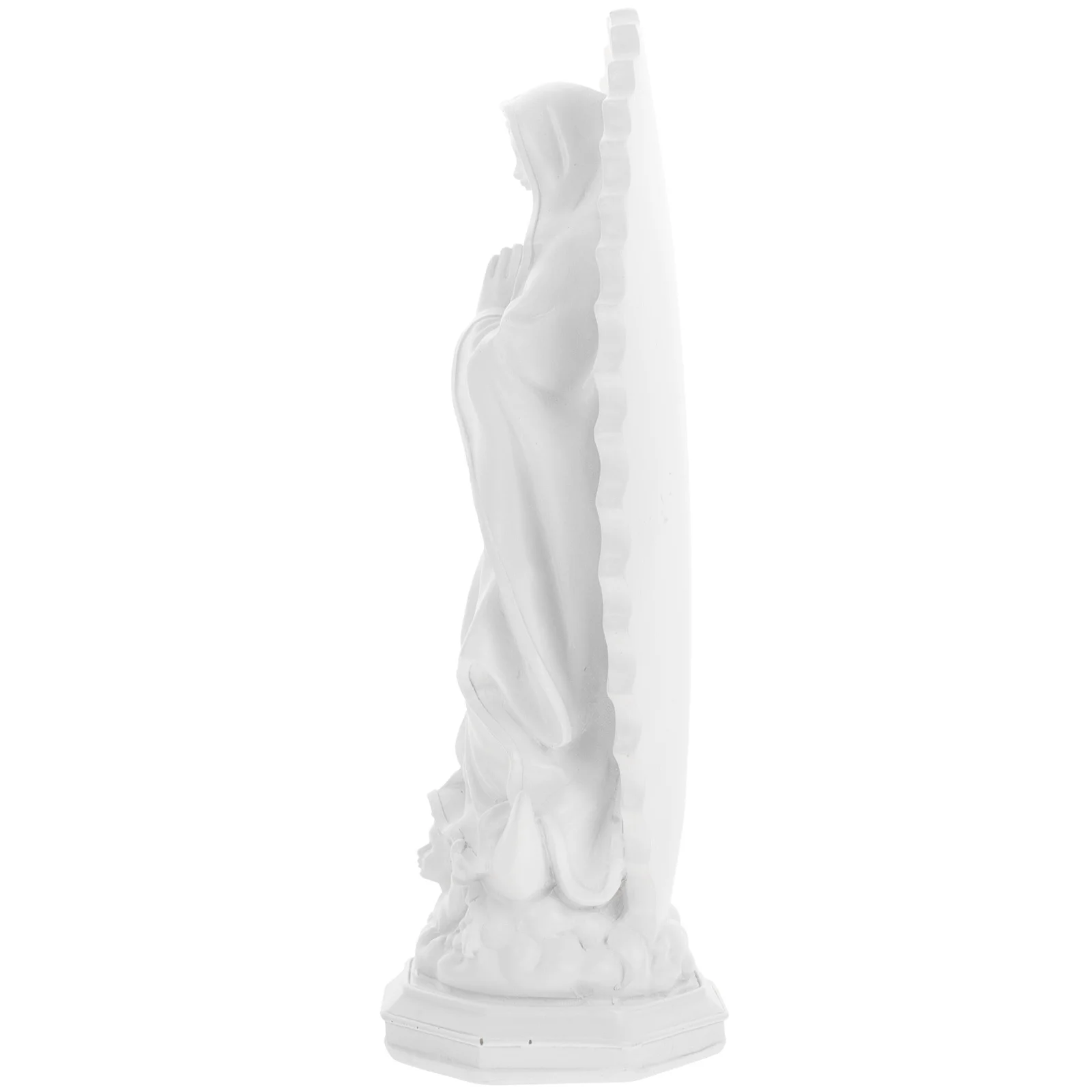 

Resin Mary Statue Compact Size Space Saving Religious Decor Catholicism Ornament Church Desktop Decoration Mary Statue