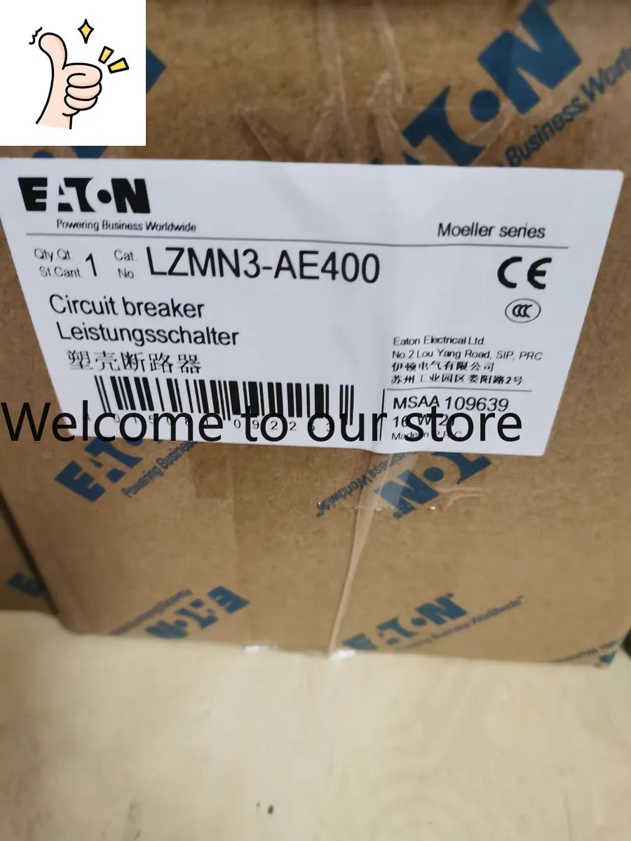 Interruptor Automático de Caja Moldeada Electrónica Eaton Muller LZMN3-AE400, Original EATON Estándar