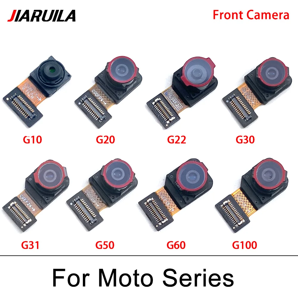 New For Motorola For Moto G31 G41 G60 G60s G50 G22 G10 G20 G30 G100 Back Rear Camera Module Flex Cable + Front Facing Camera