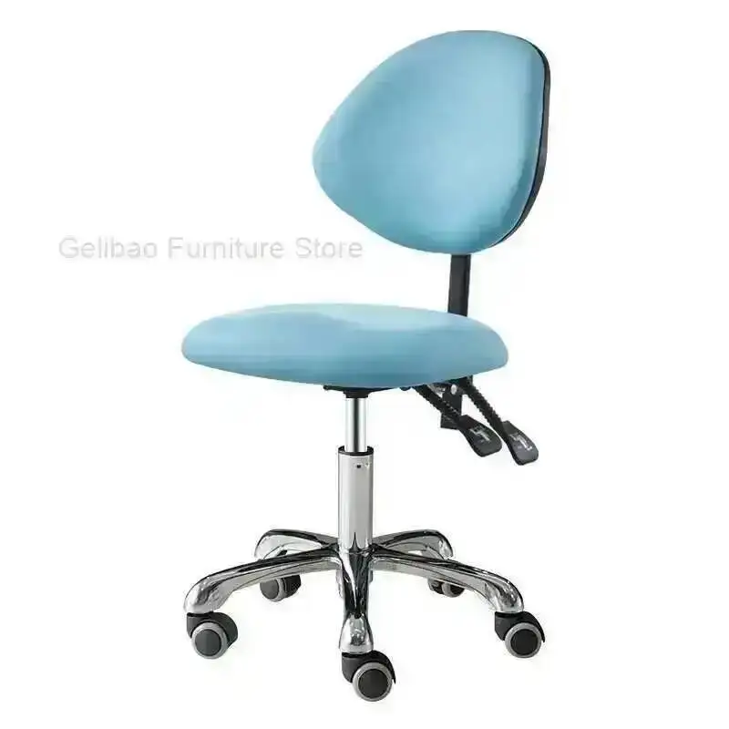 Barber Chair With Gold Pink Braiding Black Hair Salon Simple Free Shipping Saloon Professional Aesthetic Owl Wheel Stylist Brow