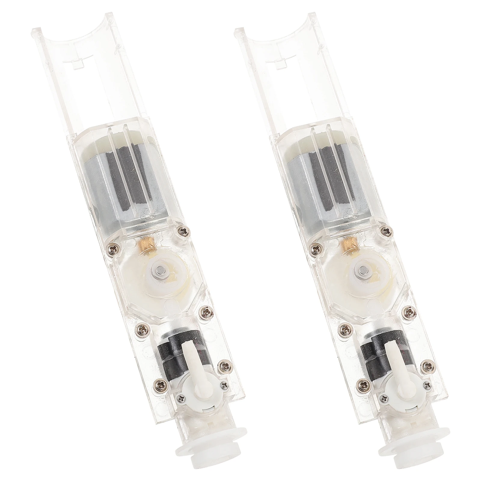 

2 Pcs DC High Pressure Tooth Washing Pump Transparent Water Flosser Replacement Core Jet Pump Piston Core