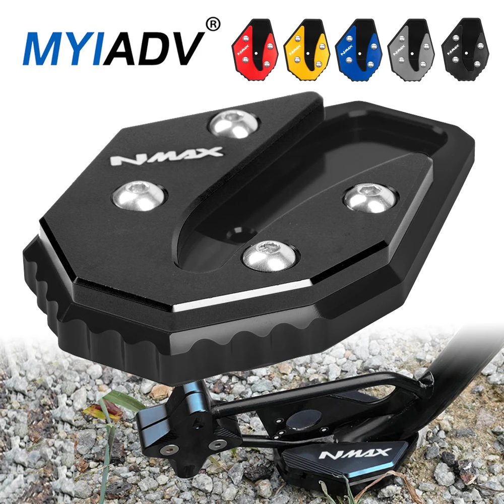

For Yamaha NMAX155 NMAX125 NMAX160 NMAX 155 125 160 2020-2025 Motorcycle Side Stand Extension Foot Kickstand Enlarge Plate Pad